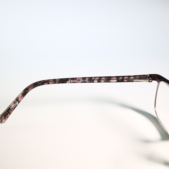 Design optics by foster grant 52-16 140 +3.00 eyeglasses browline frame N9 - Picture 6 of 8